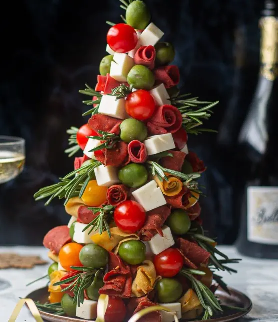 Arbre de Noël gourmand La Fée Sucrée — pièce festive faite main